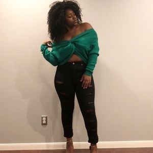 Kelly Green Sweater